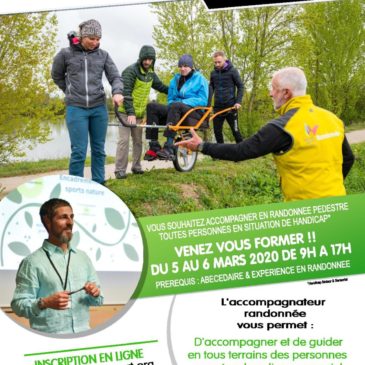 Formation fédérale d’accompagnateur randonnée handisport