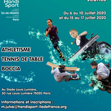 Journées portes ouvertes Handisport Jeunes