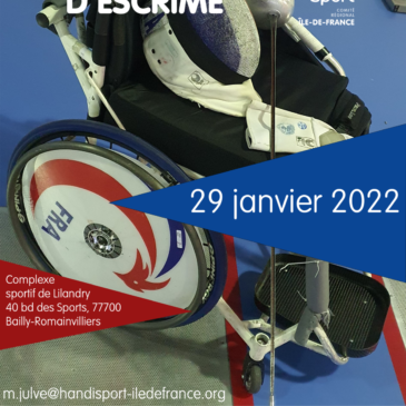 Stage régional d’escrime Handisport