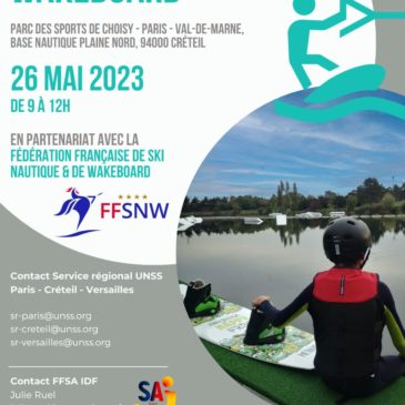 Mes journées parasport – Wakeboard